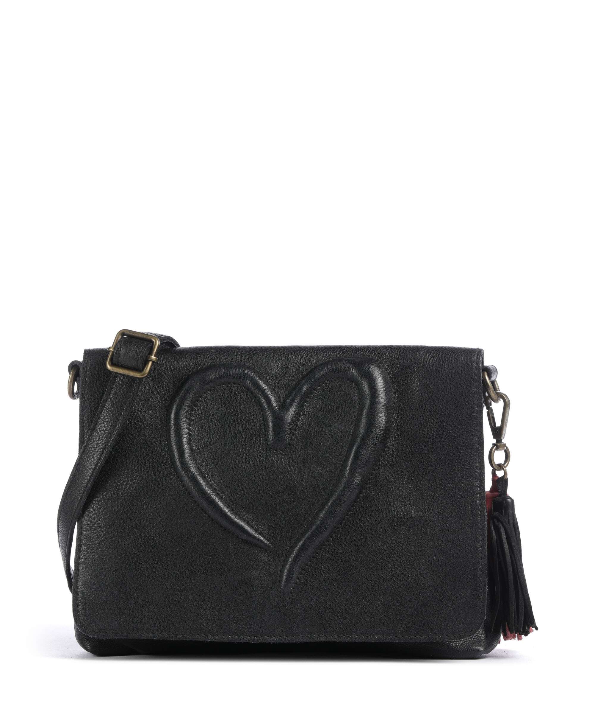 Taschendieb Wien Herzweg 3 Crossbody bag black bean
