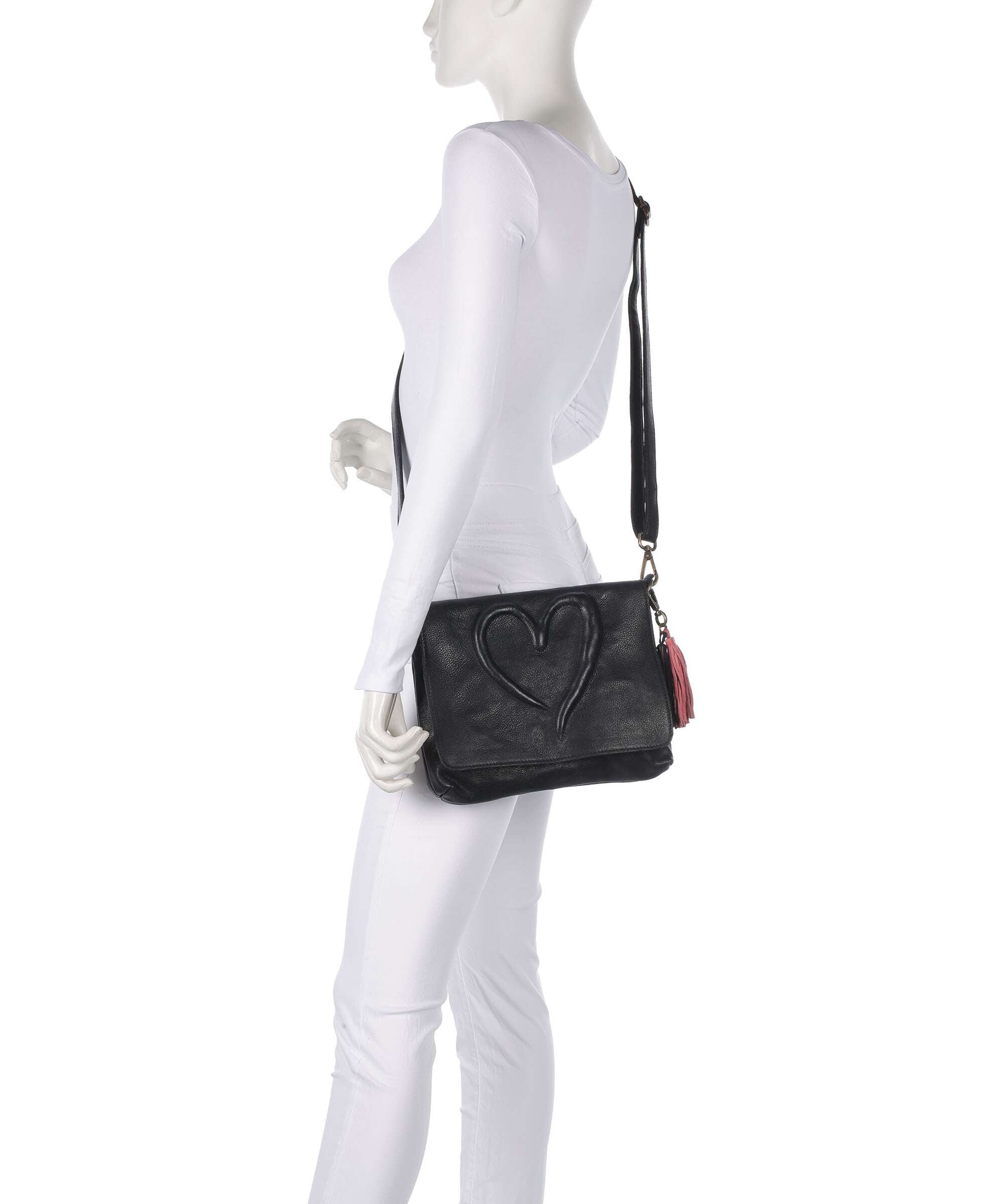 Taschendieb Wien Herzweg 3 Crossbody bag black bean