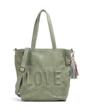 Taschendieb Wien Paoliweg 1 Bolsa shopping green leaf