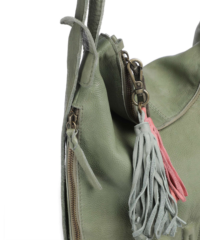 Taschendieb Wien Paoliweg 3 Backpack bag green leaf