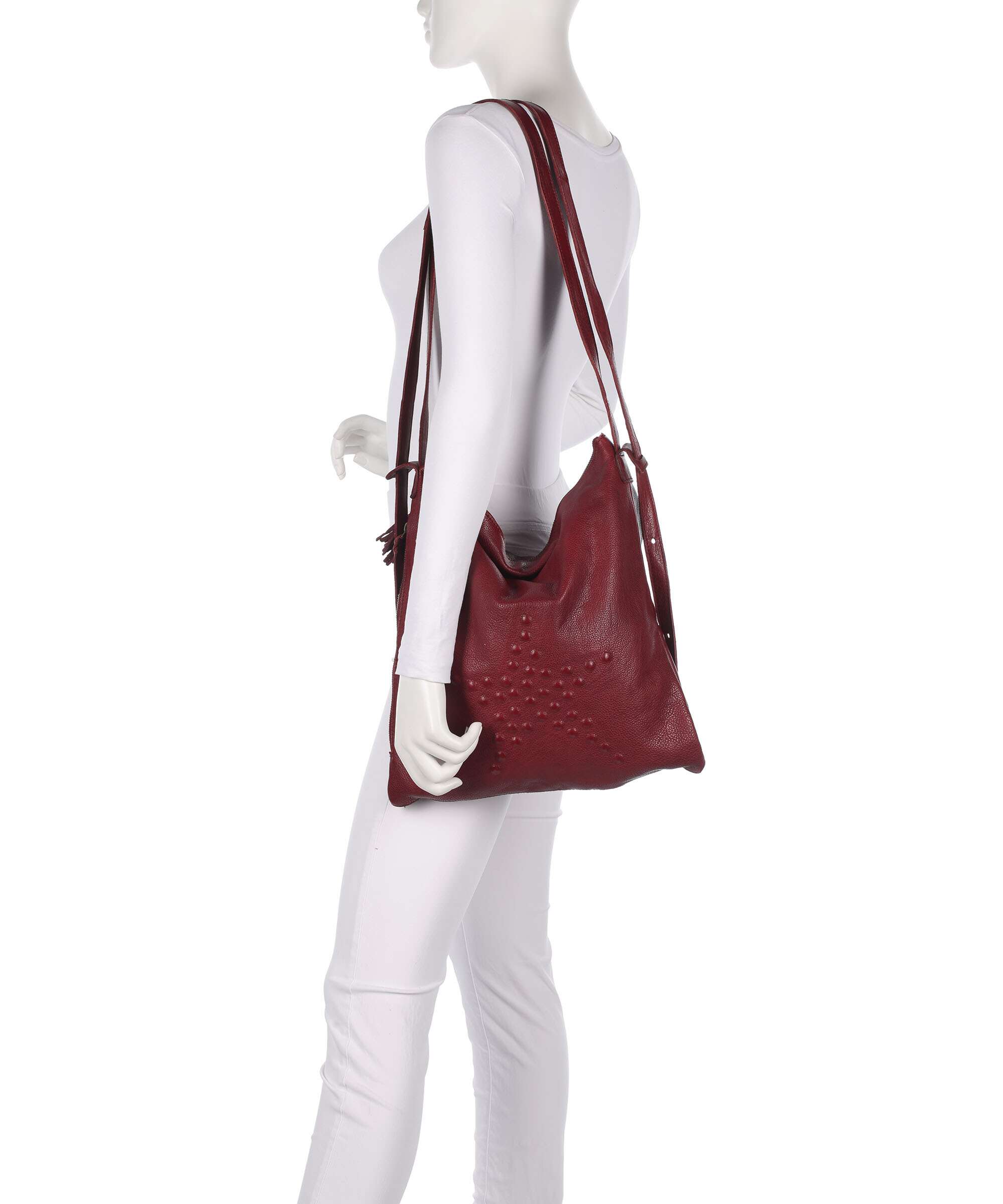 Taschendieb Wien Sternbergstrasse 4 Backpack bag red burgundy