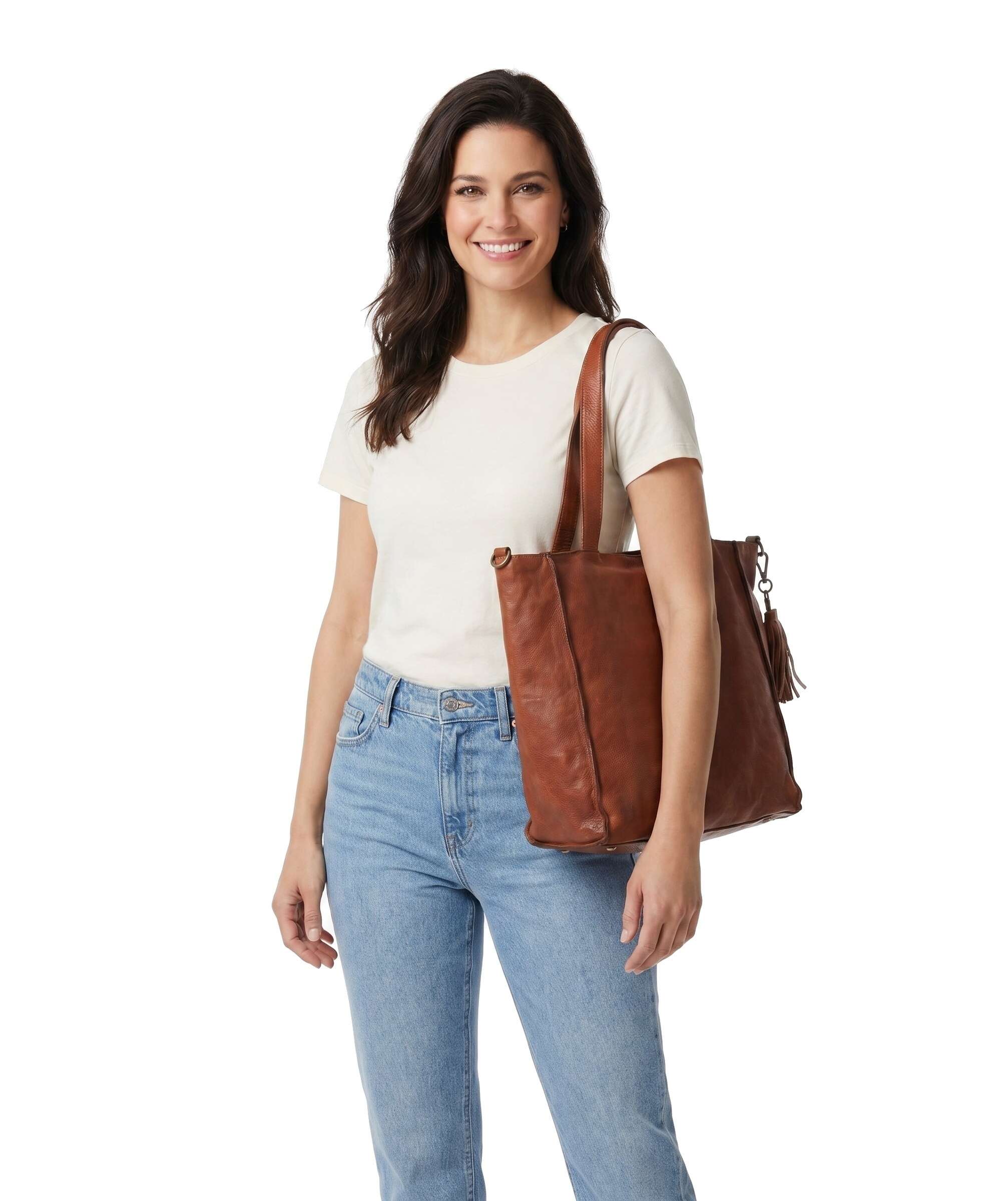 Taschendieb Wien Kaiserstrasse 21 Tote bag cognac