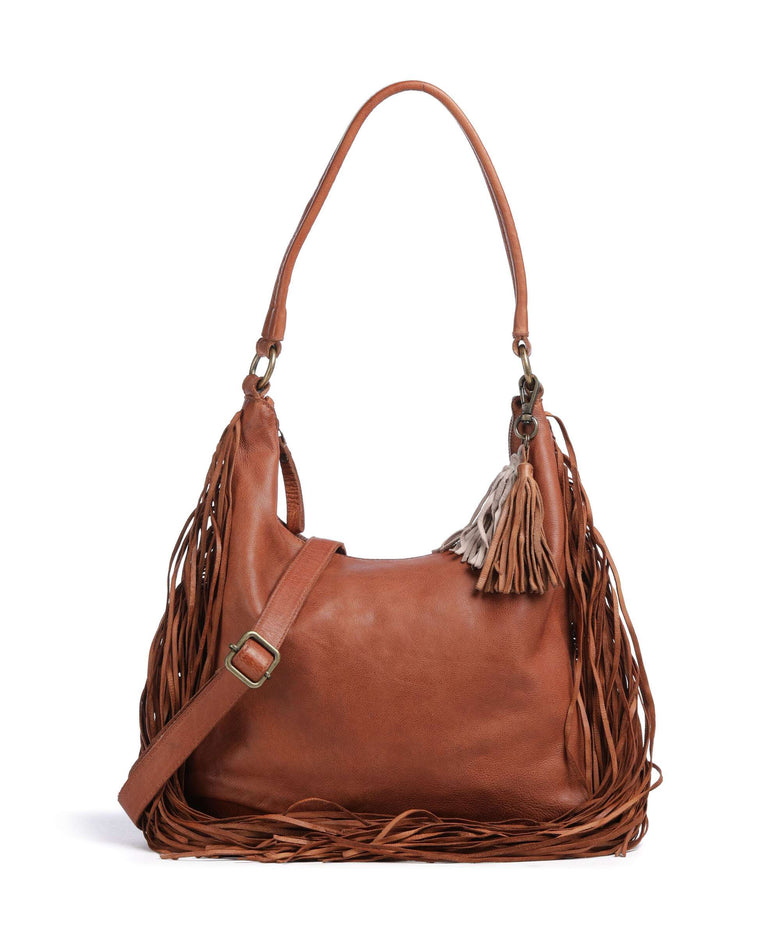 Taschendieb Wien Löwengasse 5x Hobo bag cognac