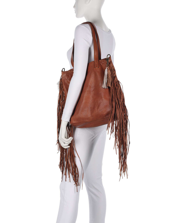 Taschendieb Wien Löwengasse 6x Tote bag cognac